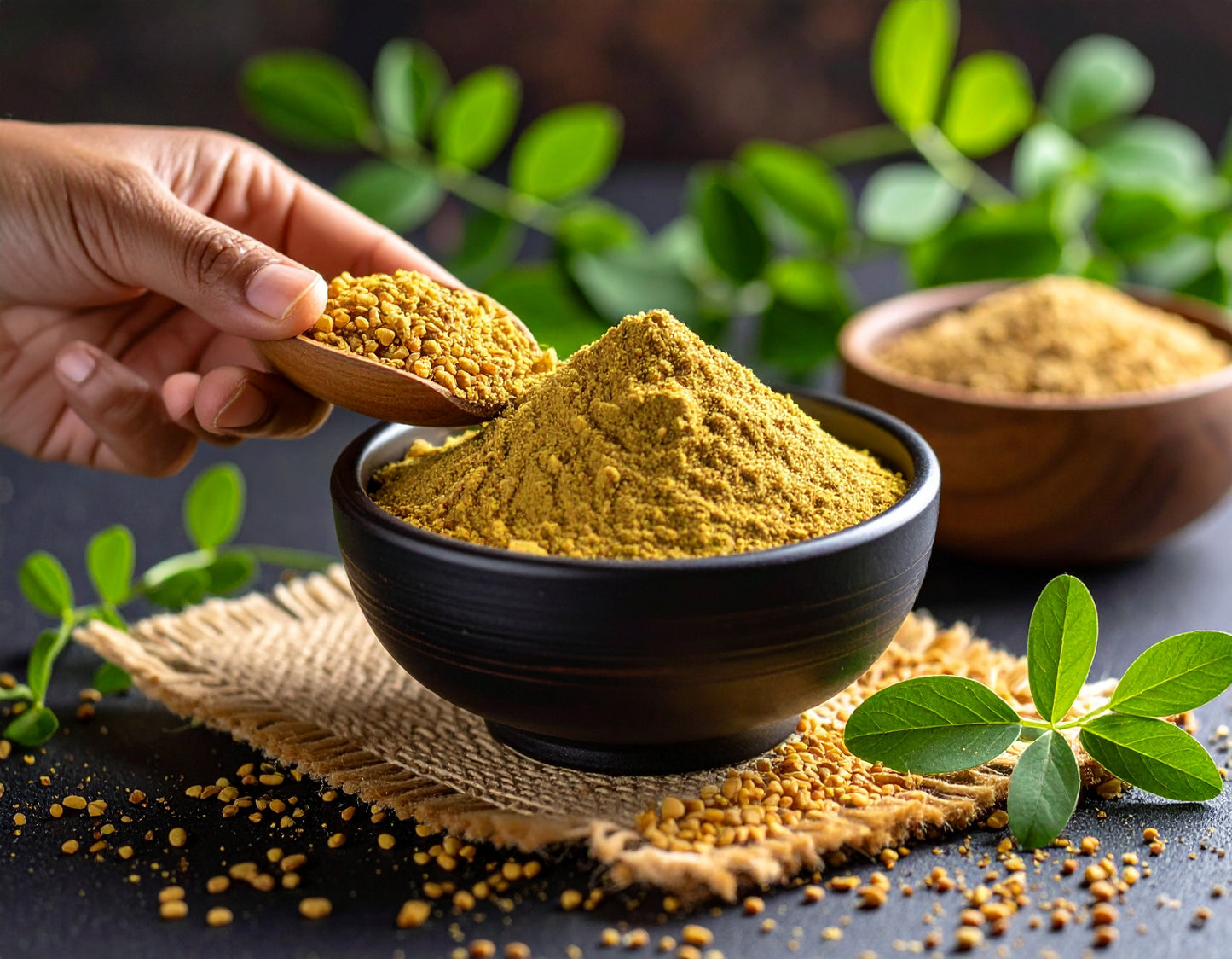 Poudre de Fenugrec – 100 % Naturelle